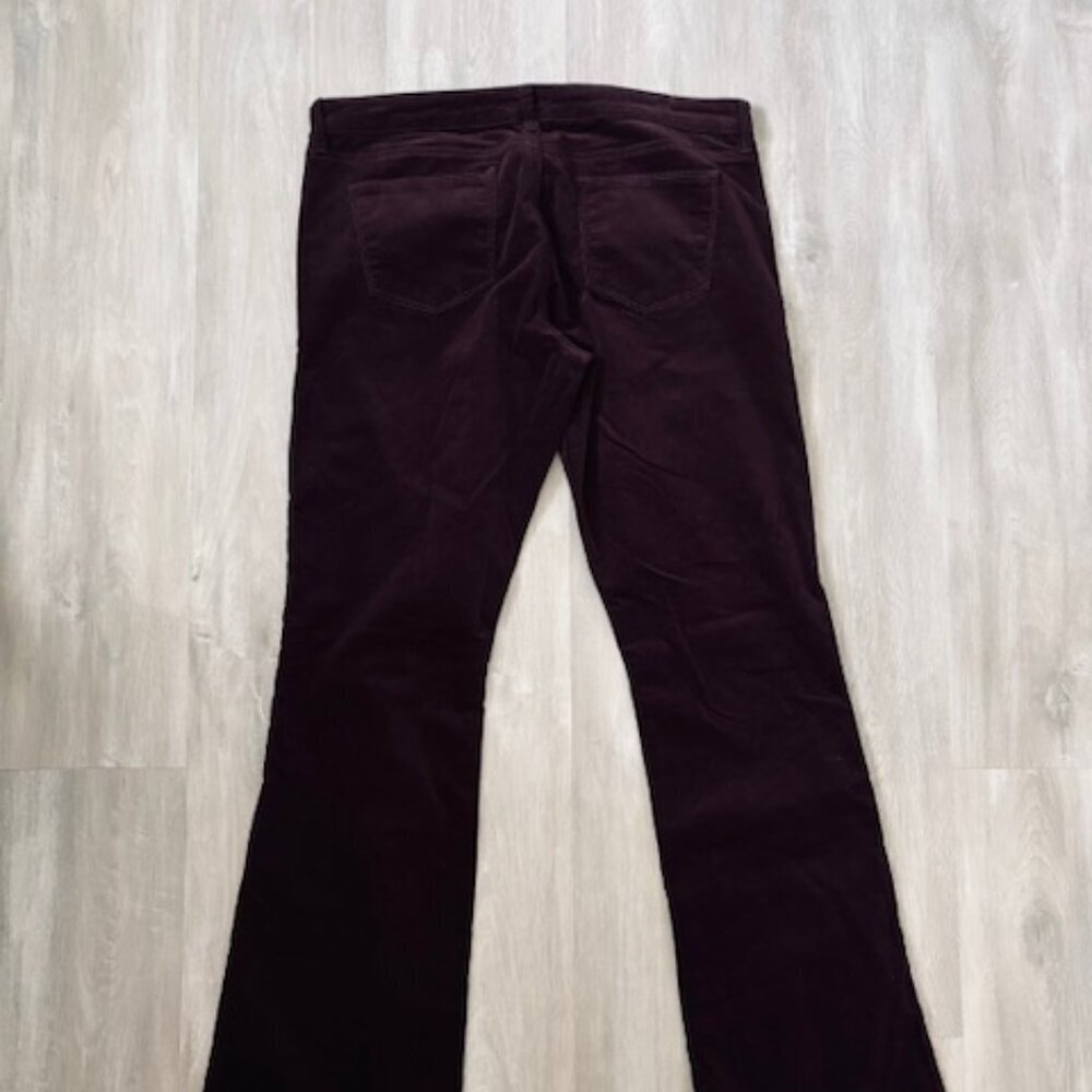 Edyson Chelsea Bootcut Burgundy/Purple Corduroy Pants Size 32 - Picture 4 of 8